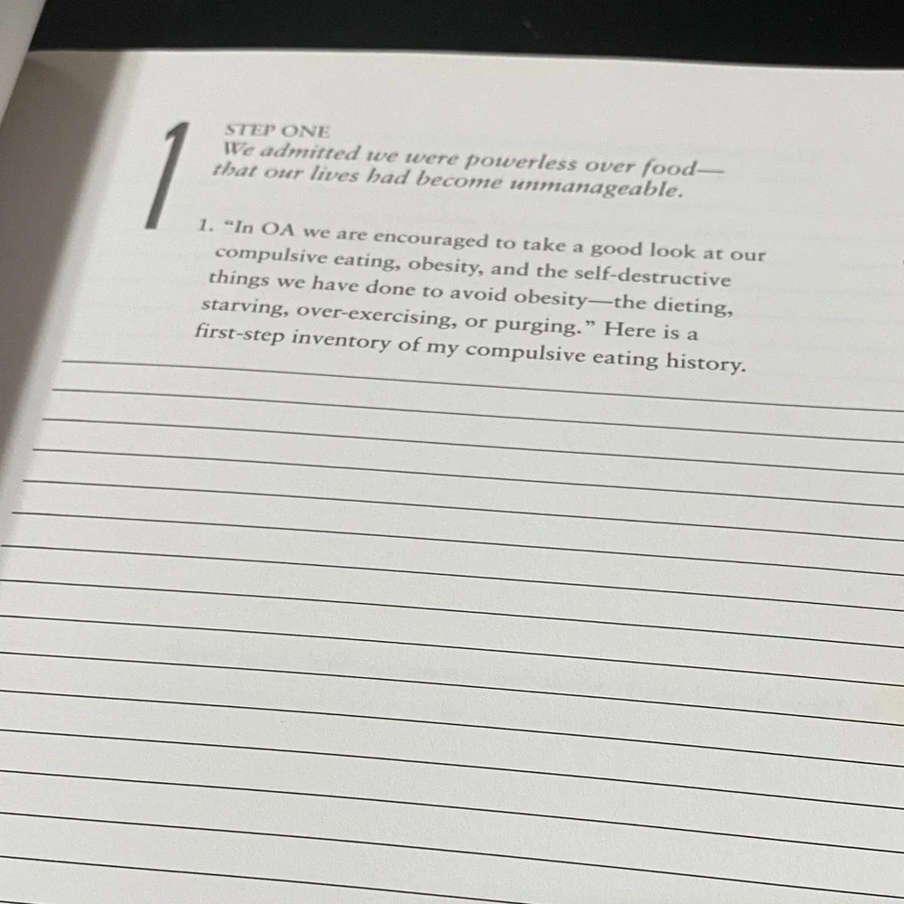 The twelve step Workbook of Overeaters Anonymous